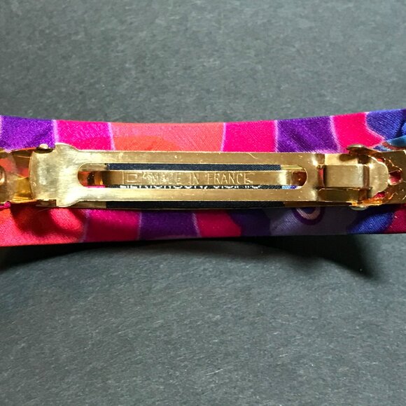 Bit Volume Barrette "Paloma" - Silk / Handmade / France Luxe / L. Erickson - Picture 6 of 16